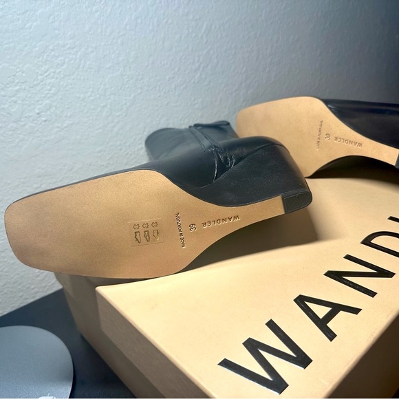 Wandler | Gaia Boot in Black Lambskin Leather, size 39IT - Picture 10 of 13